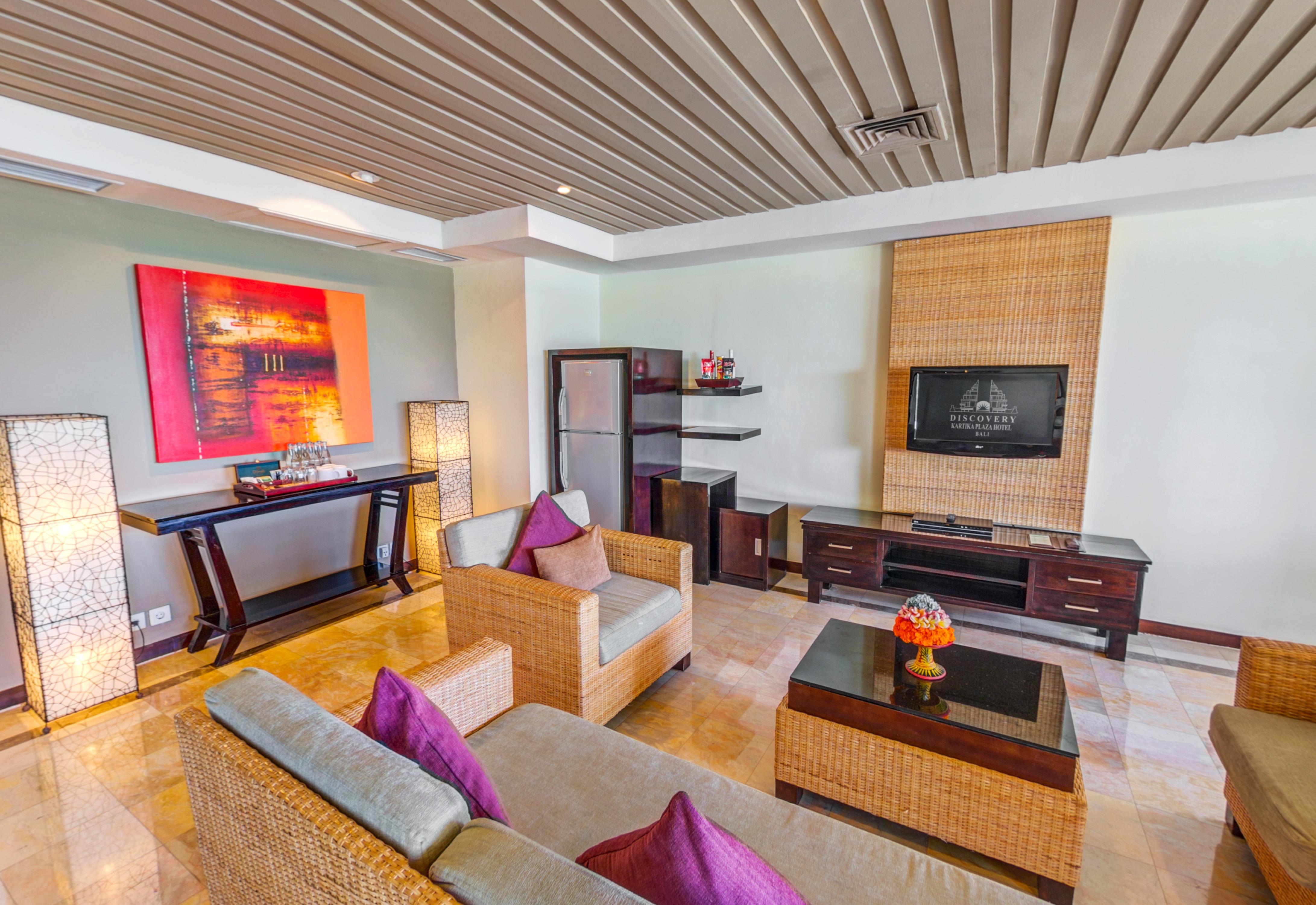 Discovery Kartika Plaza Hotel Kuta Lombok Eksteriør bilde Living room